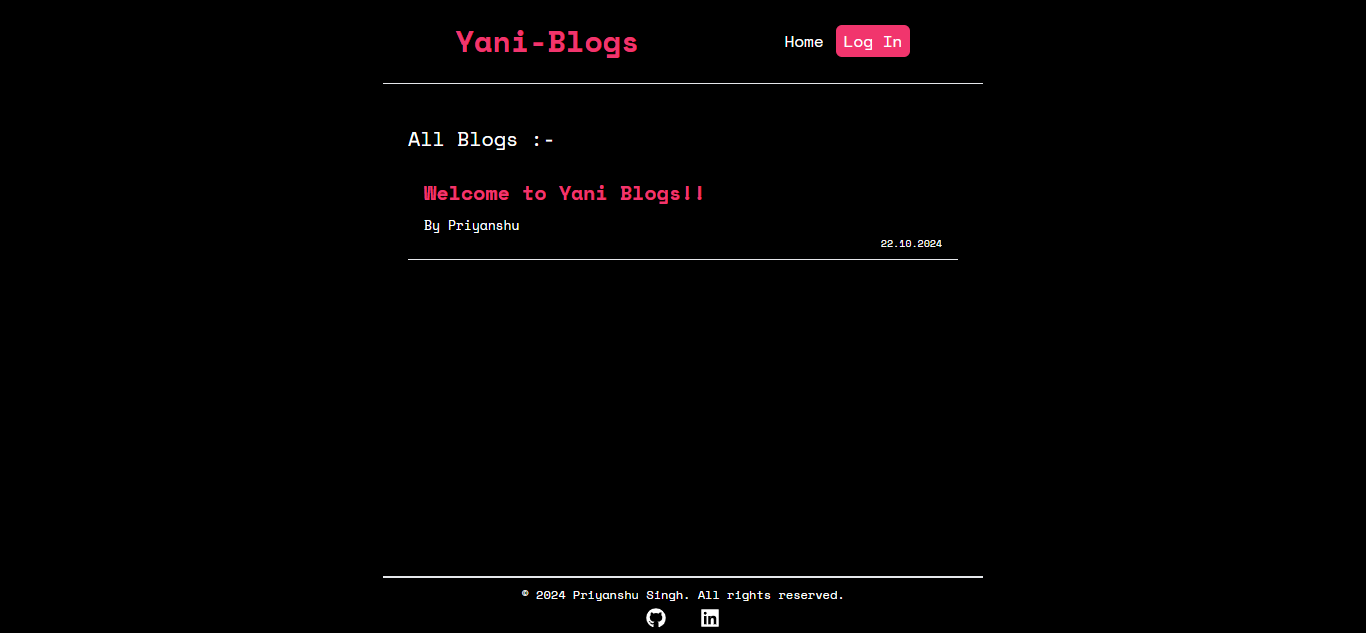 Yani Blogs